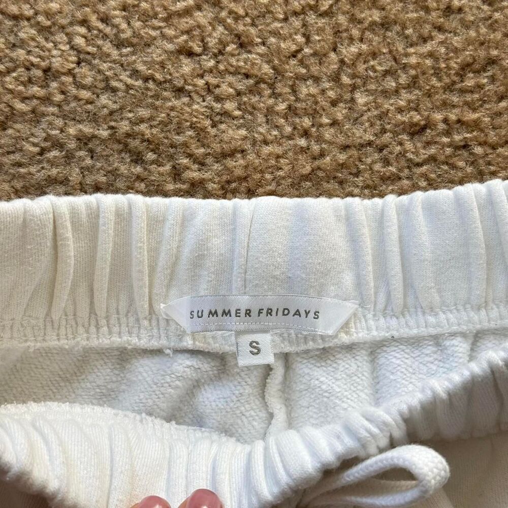 Summer Fridays Sweatpants White S - Picture 3 of 8